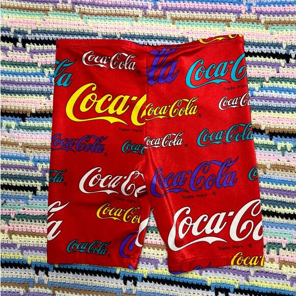 Vintage 80s Coca Cola Biker Shorts - Picture 2 of 5